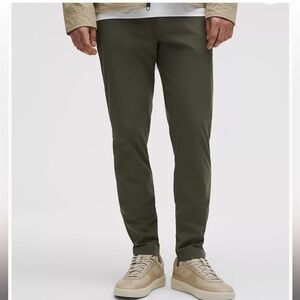 Lululemon Men’s ABC Pant Slim Warpstreme Dark Olive Green Size 31